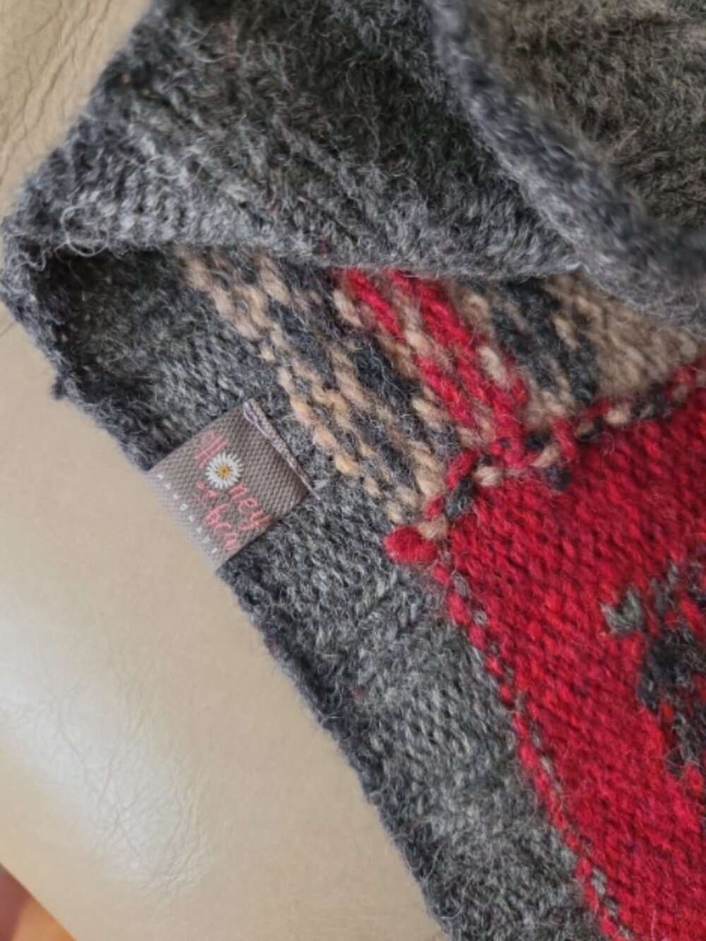 Original Honeybea Bum Warmer Winter Warm Wool Skirt Size XL - Picture 5 of 9